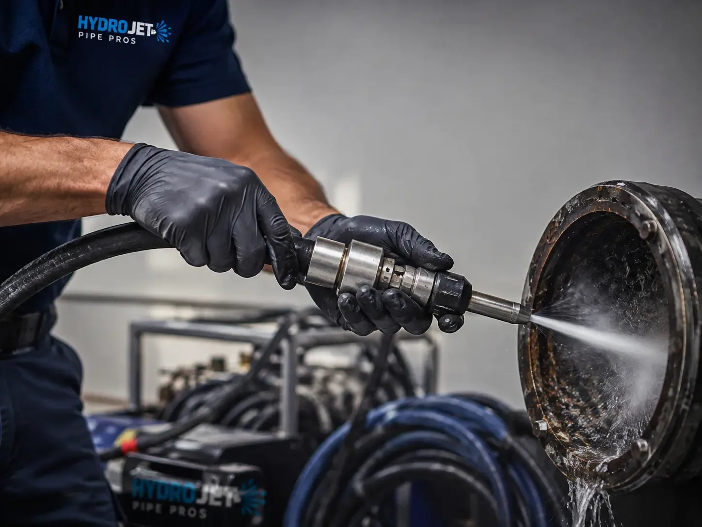 Hydro Jet Pipe Descaling in Milligan College, TN
